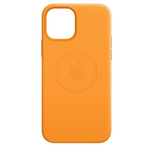 Чехол для смартфона Apple MagSafe для iPhone 12 mini, кожа, «золотой апельсин»